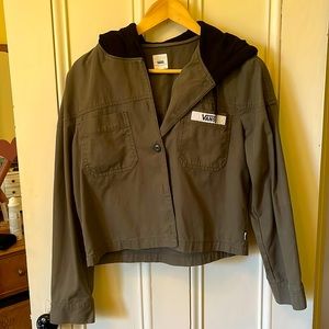 Cropped Vans Hooded jacket size sm